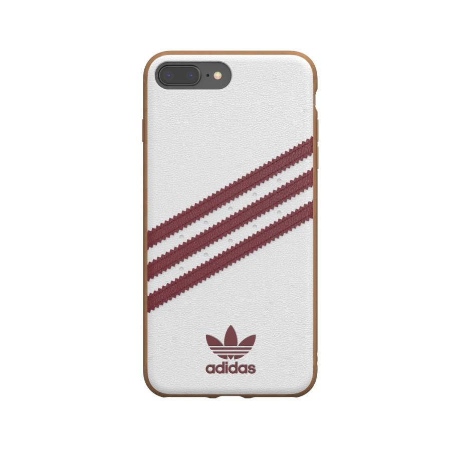adidas アディダス iPhone 6 Plus / 6S Plus / 7 Plus / 8 Plus ケース 耐衝撃 TPU SAMBA サンバ x ガムソール ホワイト/カレッジエイトバーガンディー | adidas Originals | 01