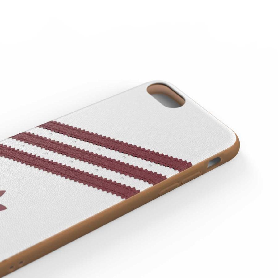 adidas アディダス iPhone 6 Plus / 6S Plus / 7 Plus / 8 Plus ケース 耐衝撃 TPU SAMBA サンバ x ガムソール ホワイト/カレッジエイトバーガンディー | adidas Originals | 05