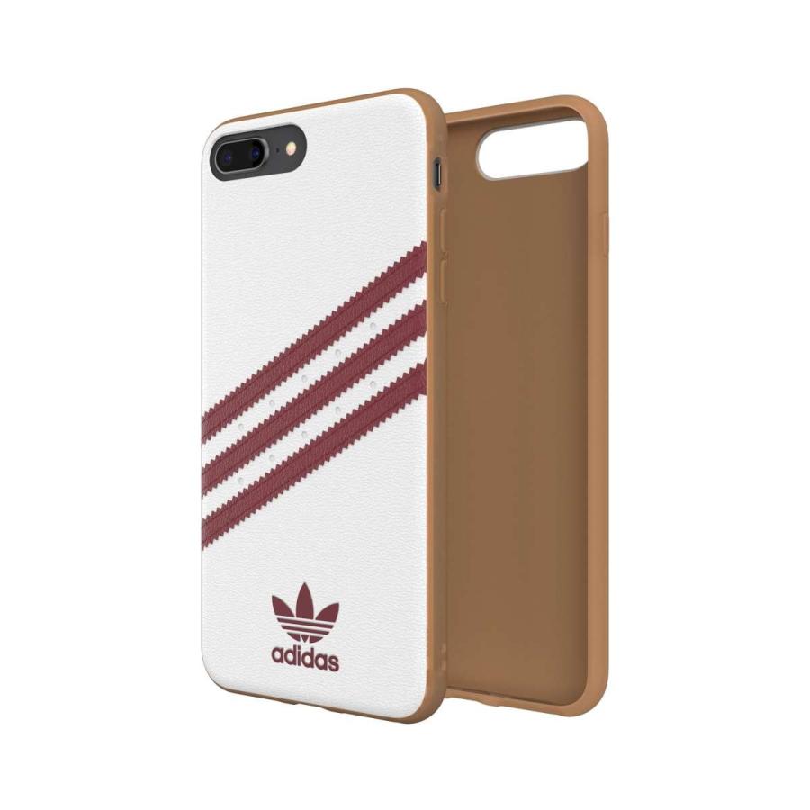 adidas アディダス iPhone 6 Plus / 6S Plus / 7 Plus / 8 Plus ケース 耐衝撃 TPU SAMBA サンバ x ガムソール ホワイト/カレッジエイトバーガンディー | adidas Originals | 06