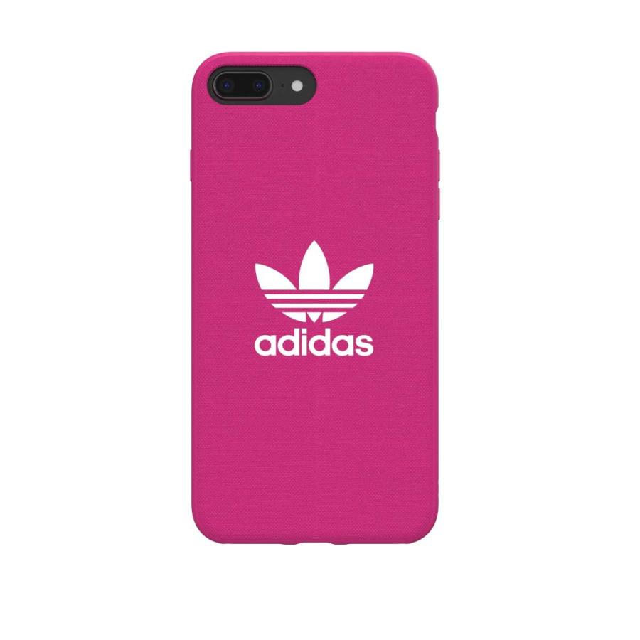 adidas アディダス iPhone 6 Plus / 6S Plus / 7 Plus / 8 Plus ケース 耐衝撃 TPU キャンバス地 adicolor ショックピンク ロゴ おしゃれ ブランド | adidas Originals | 01