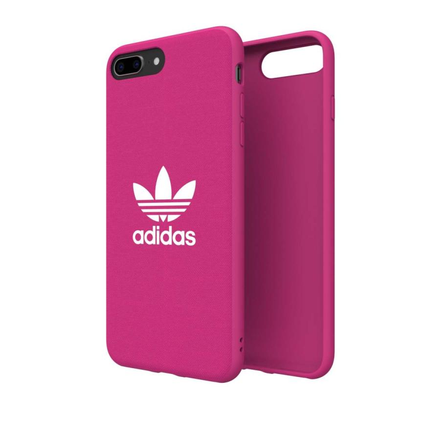 adidas アディダス iPhone 6 Plus / 6S Plus / 7 Plus / 8 Plus ケース 耐衝撃 TPU キャンバス地 adicolor ショックピンク ロゴ おしゃれ ブランド | adidas Originals | 06