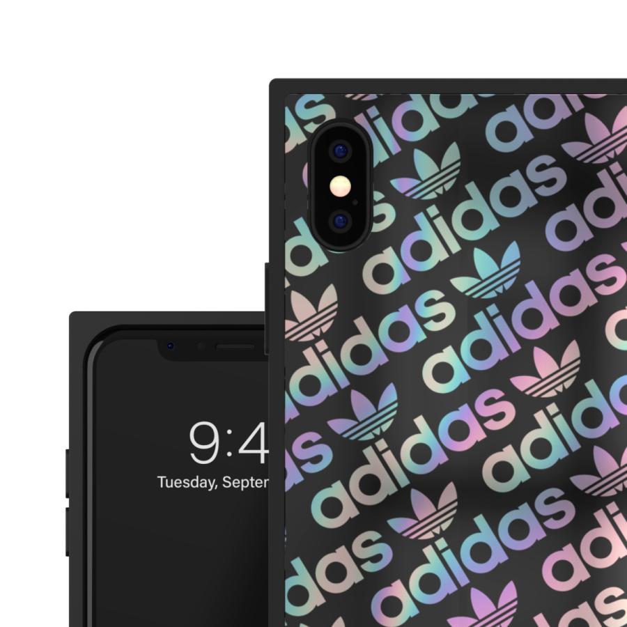 Adidas アディダス Iphone X Iphone Xs ケース スマホケース アイフォン カバー 耐衝撃 Tpu スクエアケース ブラック X ホログラフィック 黒 ブランド Smartstyle ヤフー店 通販 Yahoo ショッピング
