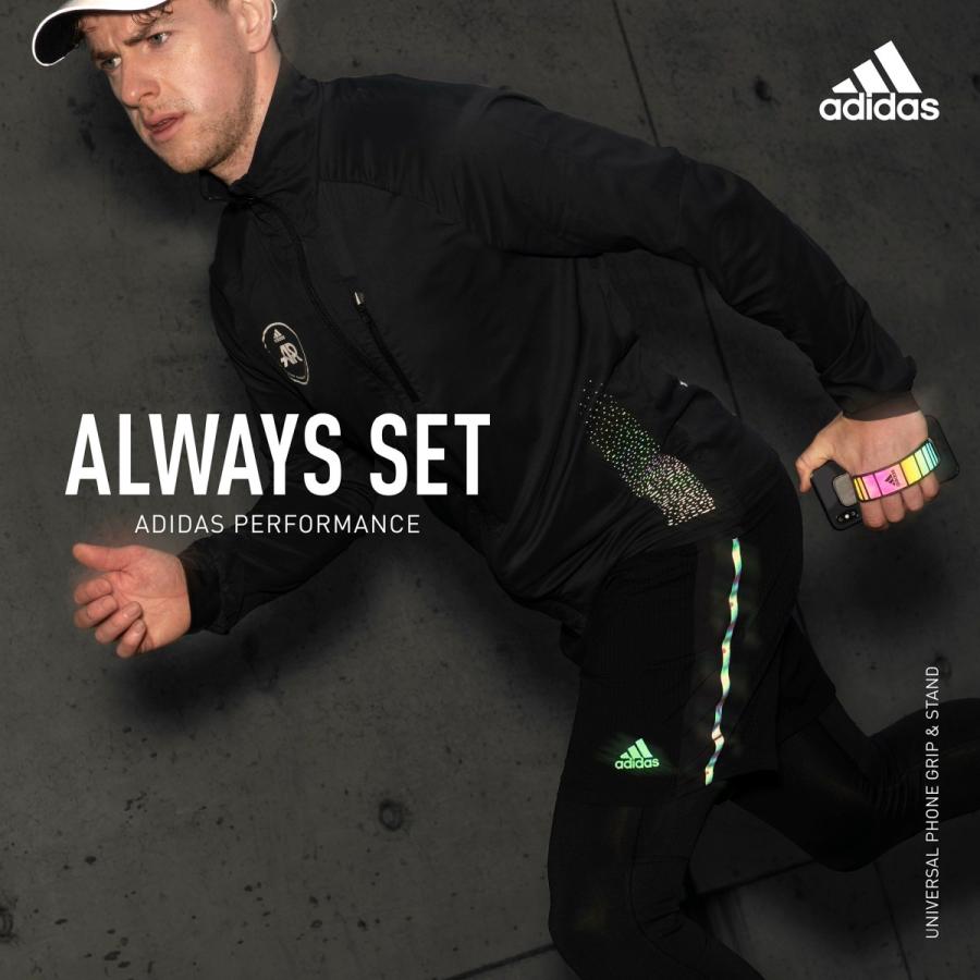 adidas アディダス iPhone X / iPhone XS ケース スマホケース グリップバンド付き スタンド機能 耐衝撃 カモ柄 オリーブカラー おしゃれ スマホカバー ブランド | adidas | 05