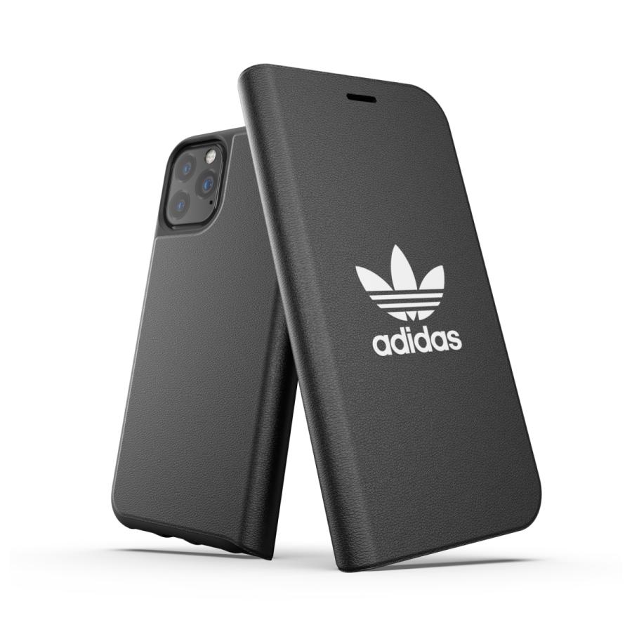 【 送料無料 】 adidas アディダス iPhone 11 Pro 手帳型ケース 手帳 ケース カバー スマホケース 耐衝撃 TPU BASIC ブラック 黒 おしゃれ ブランド | adidas Originals