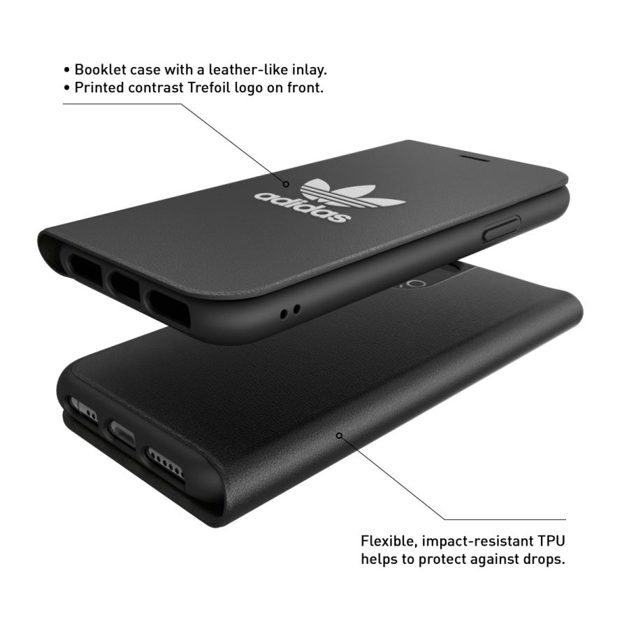 【 送料無料 】 adidas アディダス iPhone 11 Pro 手帳型ケース 手帳 ケース カバー スマホケース 耐衝撃 TPU BASIC ブラック 黒 おしゃれ ブランド | adidas Originals | 02