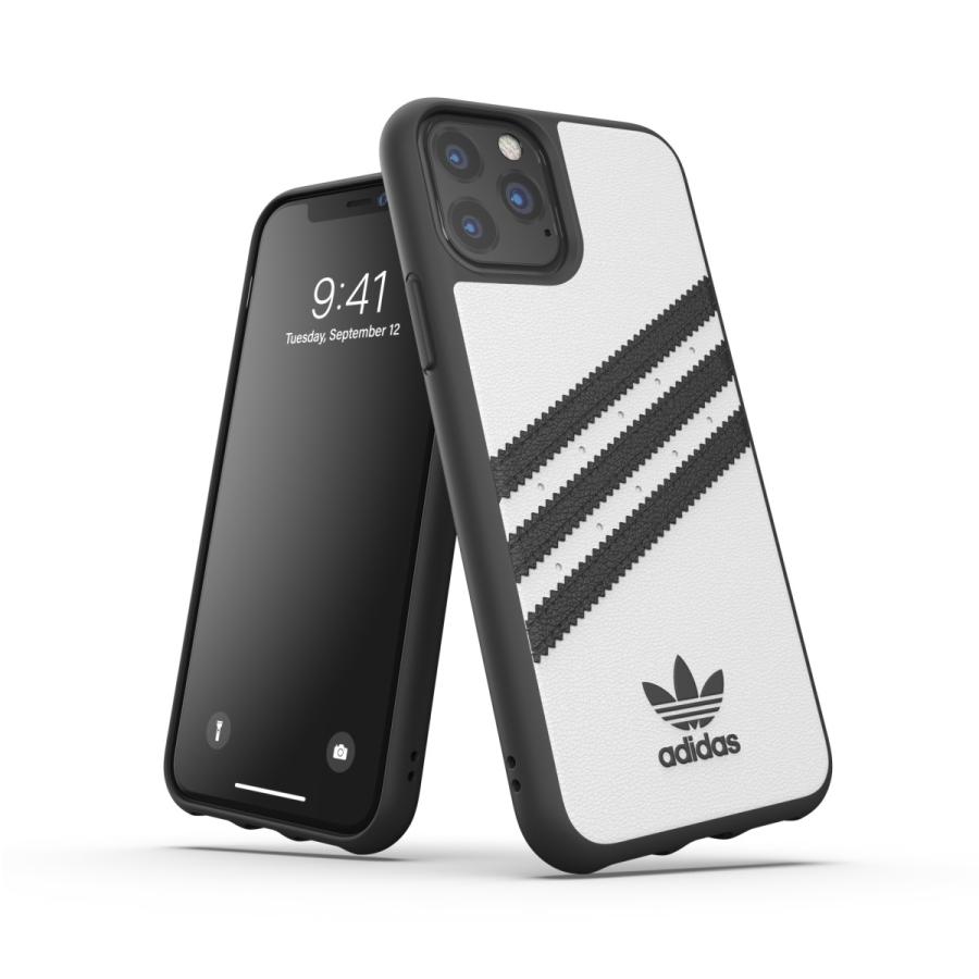 adidas アディダス iPhone 11 Pro ケース アイフォン カバー スマホケース 耐衝撃 TPU SAMBA サンバ ホワイト 白 おしゃれ スマホカバー ブランド | adidas Originals