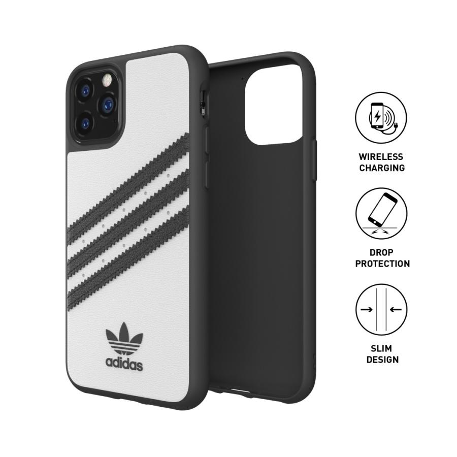 adidas アディダス iPhone 11 Pro ケース アイフォン カバー スマホケース 耐衝撃 TPU SAMBA サンバ ホワイト 白 おしゃれ スマホカバー ブランド | adidas Originals | 01