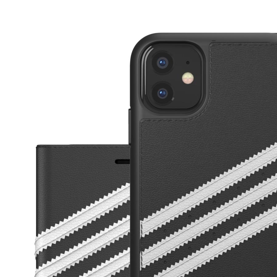 adidas アディダス iPhone 11 手帳型ケース アイフォン 手帳 ケース カバー スマホケース 耐衝撃 TPU SAMBA サンバ ブラック 黒 おしゃれ スマホカバー ブランド｜smartstyle-select｜06