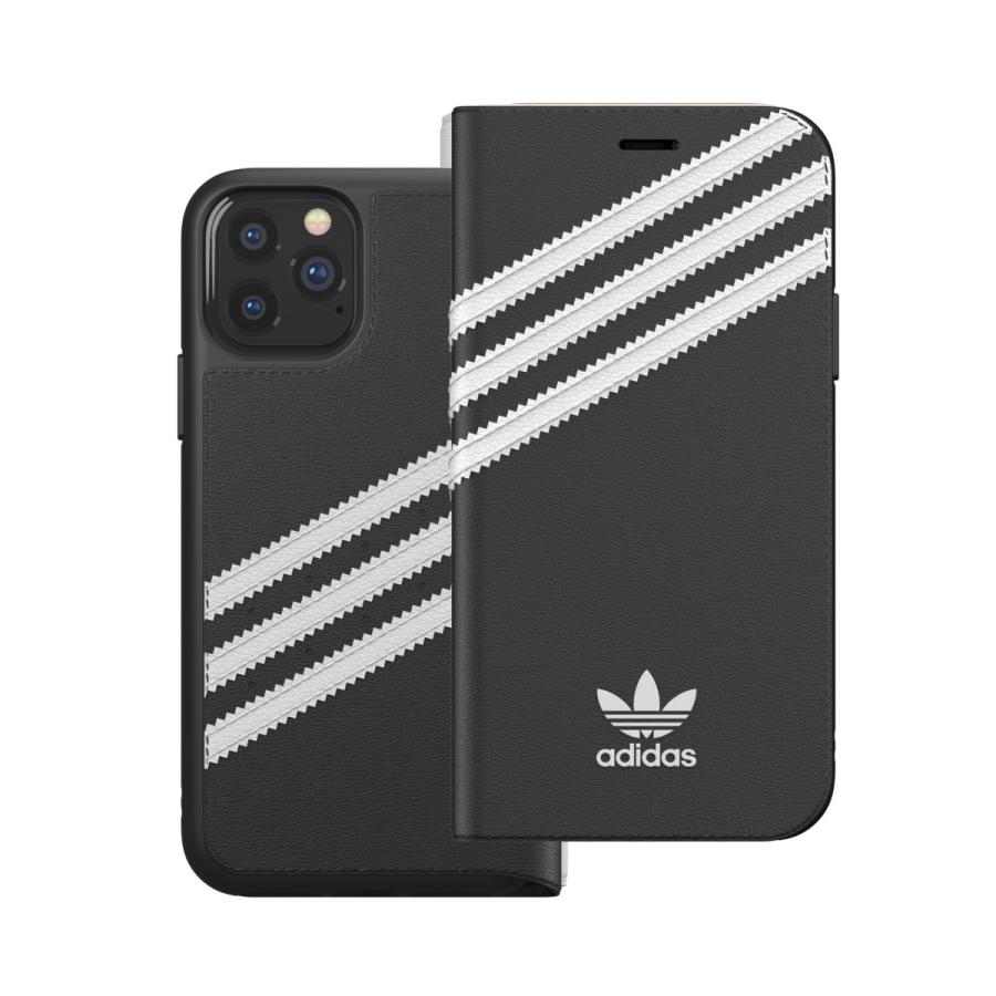adidas アディダス iPhone 11 Pro Max 手帳型ケース アイフォン 手帳 ケース カバー スマホケース 耐衝撃 TPU SAMBA サンバ ブラック 黒 おしゃれ ブランド | adidas Originals | 03