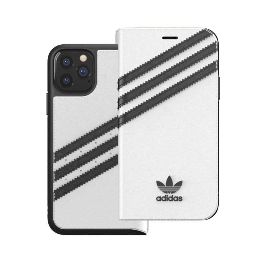 adidas アディダス iPhone 11 Pro Max 手帳型ケース アイフォン 手帳 ケース カバー スマホケース 耐衝撃 TPU SAMBA サンバ ホワイト 白 おしゃれ ブランド | adidas Originals | 03