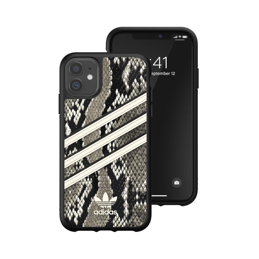 adidas アディダス iPhone 11 ケース アイフォン カバー スマホケース 耐衝撃 TPU SAMBA サンバ Alumina スネークプリント ブラック 黒 おしゃれ ブランド｜smartstyle-select｜04