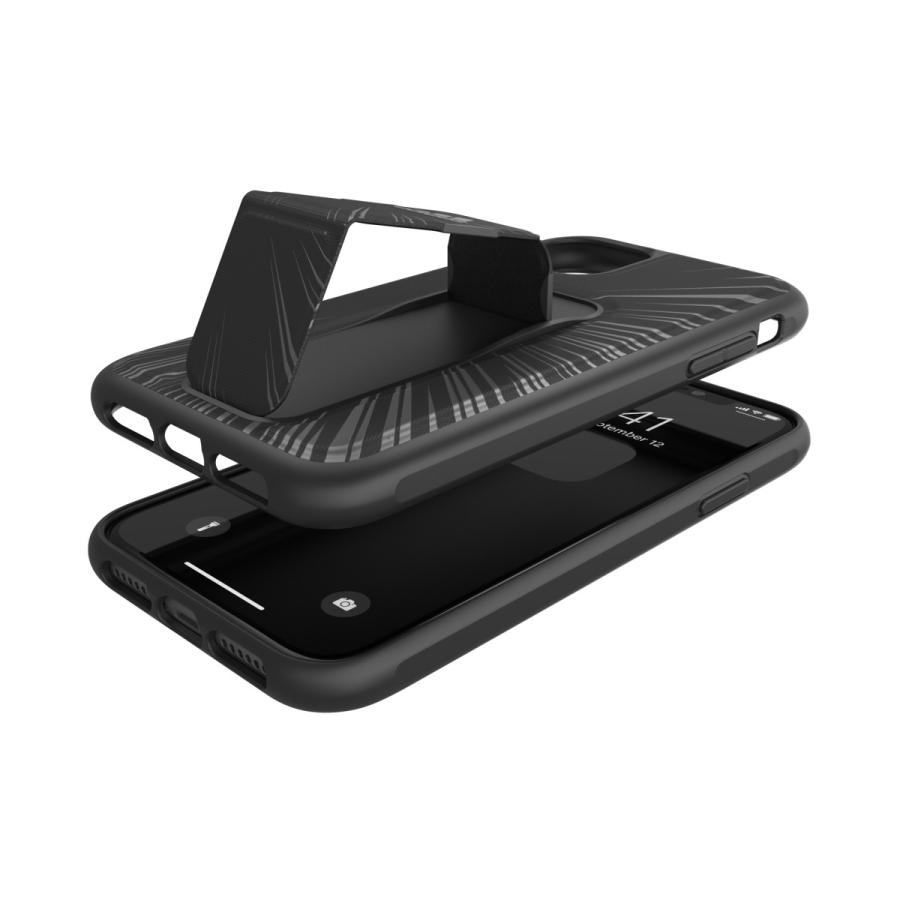 adidas アディダス iPhone 11 ケース スマホケース グリップバンド付き スタンド機能 耐衝撃 SS20 ブラック おしゃれ スマホカバー ブランド | adidas | 05