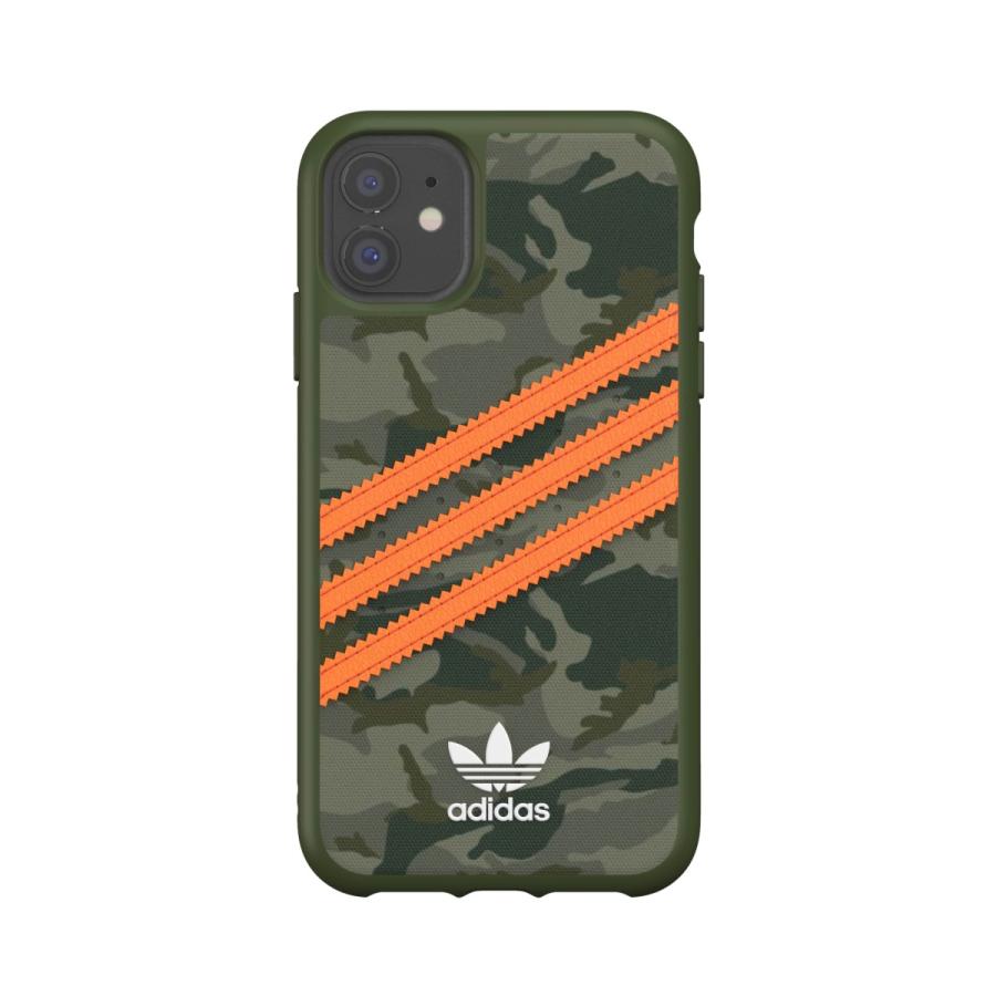 adidas アディダス iPhone11 ケース アイフォン カバー スマホケース 耐衝撃 TPU SAMBA サンバ サンバ カモ x オレンジ おしゃれ スマホカバー ブランド | adidas Originals | 01