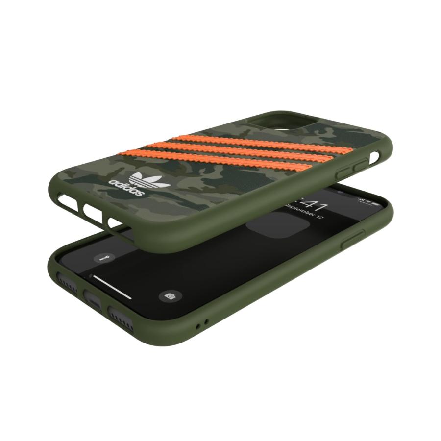 adidas アディダス iPhone11 ケース アイフォン カバー スマホケース 耐衝撃 TPU SAMBA サンバ サンバ カモ x オレンジ おしゃれ スマホカバー ブランド | adidas Originals | 05