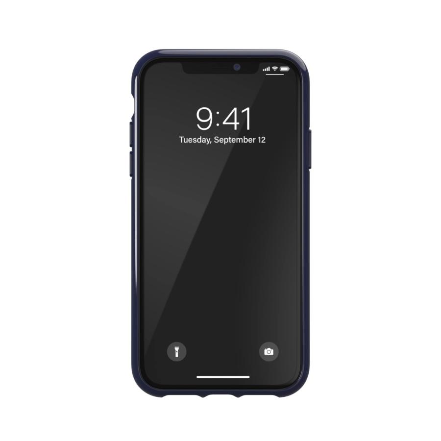 adidas アディダス iPhone11 ケース アイフォン カバー スマホケース 耐衝撃 TPU 花柄 フローラル プリント カレッジネイビー x アクティブパープル ブランド | adidas Originals | 03