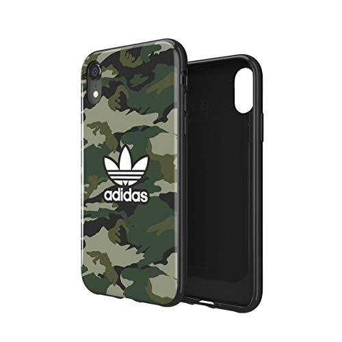 adidas アディダス iPhone XR ケース スマホケース アイフォン カバー 耐衝撃 TPU カモ柄 プリント ブラック x ナイトカーゴ 黒 おしゃれ スマホカバー ブランド | adidas Originals | 01