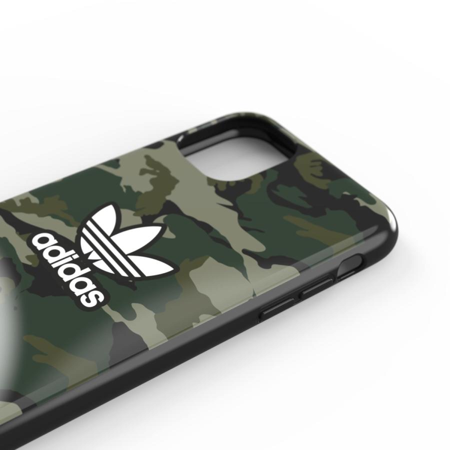 adidas アディダス iPhone11 ケース スマホケース アイフォン カバー 耐衝撃 TPU カモ柄 プリント ブラック x ナイトカーゴ 黒 おしゃれ スマホカバー ブランド | adidas Originals | 04
