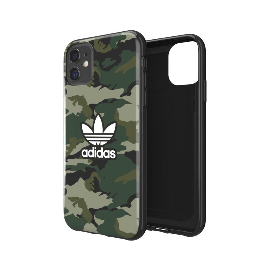 adidas アディダス iPhone11 ケース スマホケース アイフォン カバー 耐衝撃 TPU カモ柄 プリント ブラック x ナイトカーゴ 黒 おしゃれ スマホカバー ブランド | adidas Originals | 05
