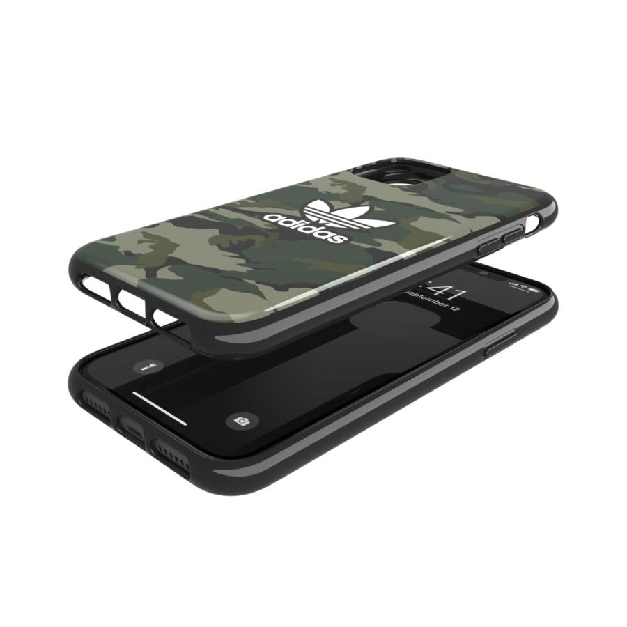 adidas アディダス iPhone11 ケース スマホケース アイフォン カバー 耐衝撃 TPU カモ柄 プリント ブラック x ナイトカーゴ 黒 おしゃれ スマホカバー ブランド | adidas Originals | 06