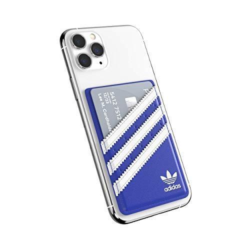 adidas アディダス スマホポケット カード入れ ICカード iPhone / Android 各種対応 カレッジロイヤル/ホワイト 青 おしゃれ ブランド｜smartstyle-select