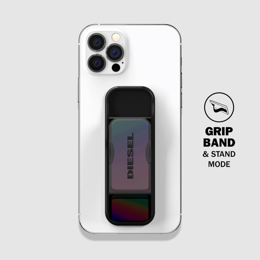 新作DIESEL + CASETiFY マットブラック厚型メタルスマホストラップ 新作DIESEL + CASETiFY マットブラック厚型メタルスマホ