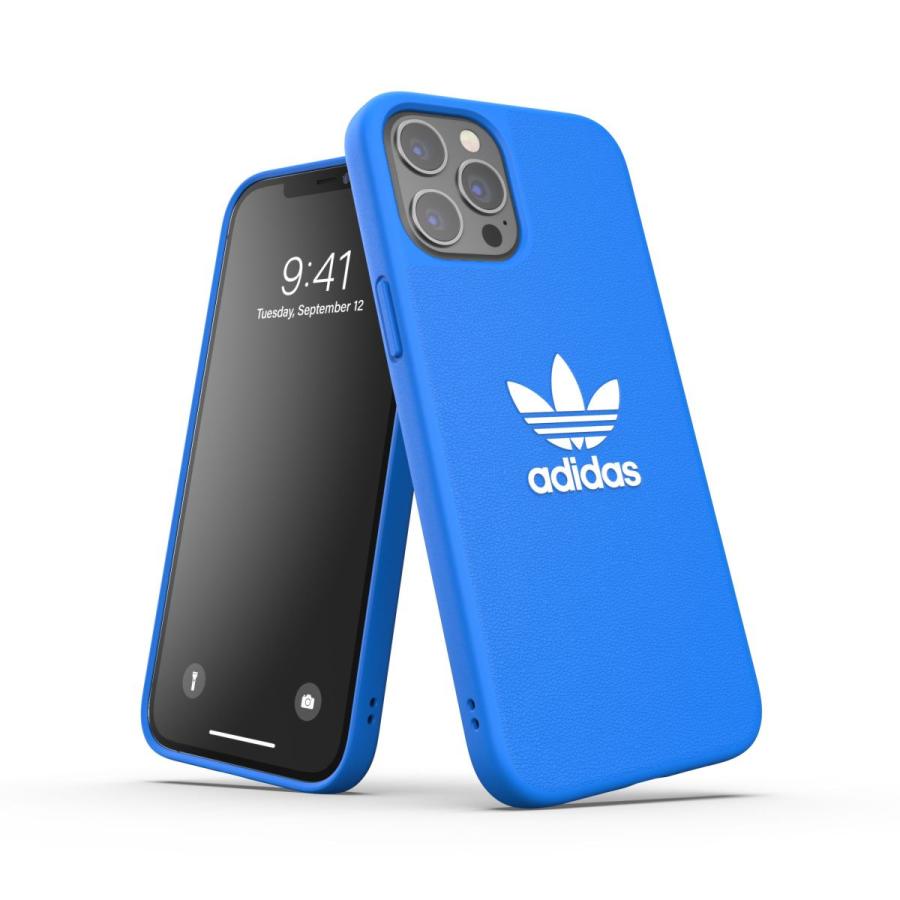 adidas アディダス iPhone 12 Pro Max ケース アイフォン カバー スマホケース 耐衝撃 TPU BASIC ブルーバード 青 おしゃれ スマホカバー ブランド | adidas Originals