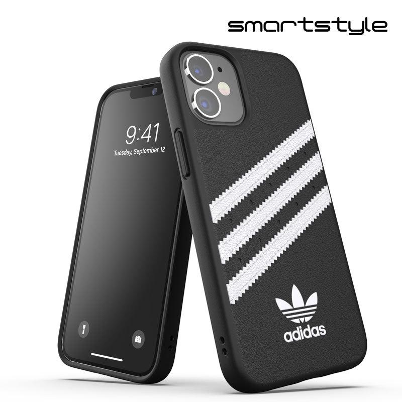 adidas アディダス iPhone 12 Mini ケース アイフォン カバー スマホケース 耐衝撃 TPU SAMBA サンバ ブラック 黒 おしゃれ スマホカバー ブランド | adidas Originals