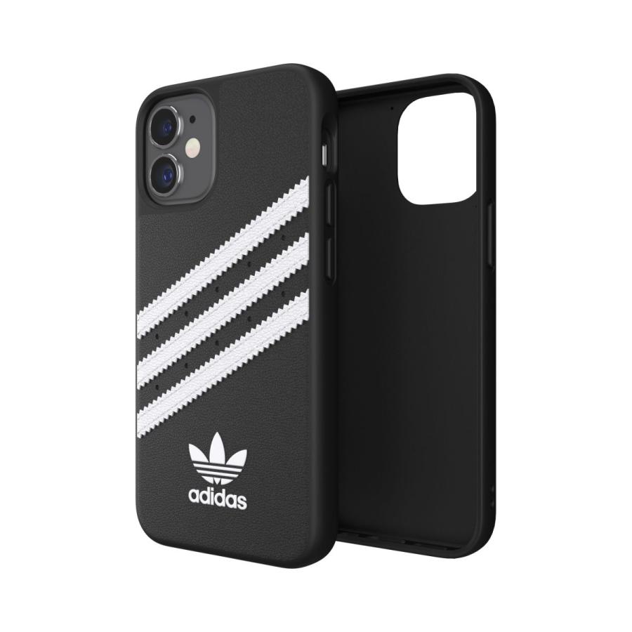 adidas アディダス iPhone 12 Mini ケース アイフォン カバー スマホケース 耐衝撃 TPU SAMBA サンバ ブラック 黒 おしゃれ スマホカバー ブランド | adidas Originals | 01