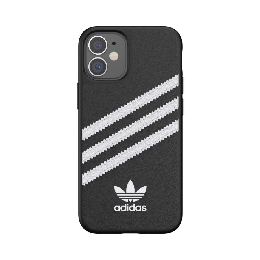 adidas アディダス iPhone 12 Mini ケース アイフォン カバー スマホケース 耐衝撃 TPU SAMBA サンバ ブラック 黒 おしゃれ スマホカバー ブランド | adidas Originals | 02