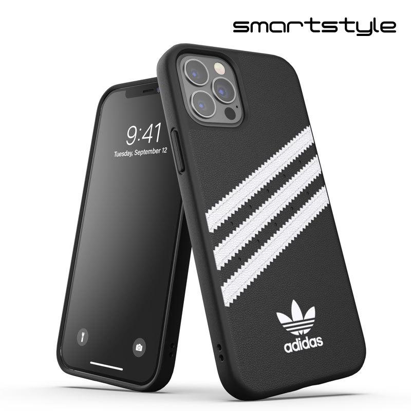 adidas アディダス iPhone12 / iPhone12pro ケース アイフォン カバー スマホケース 耐衝撃 TPU SAMBA サンバ ブラック 黒 おしゃれ スマホカバー ブランド | adidas Originals