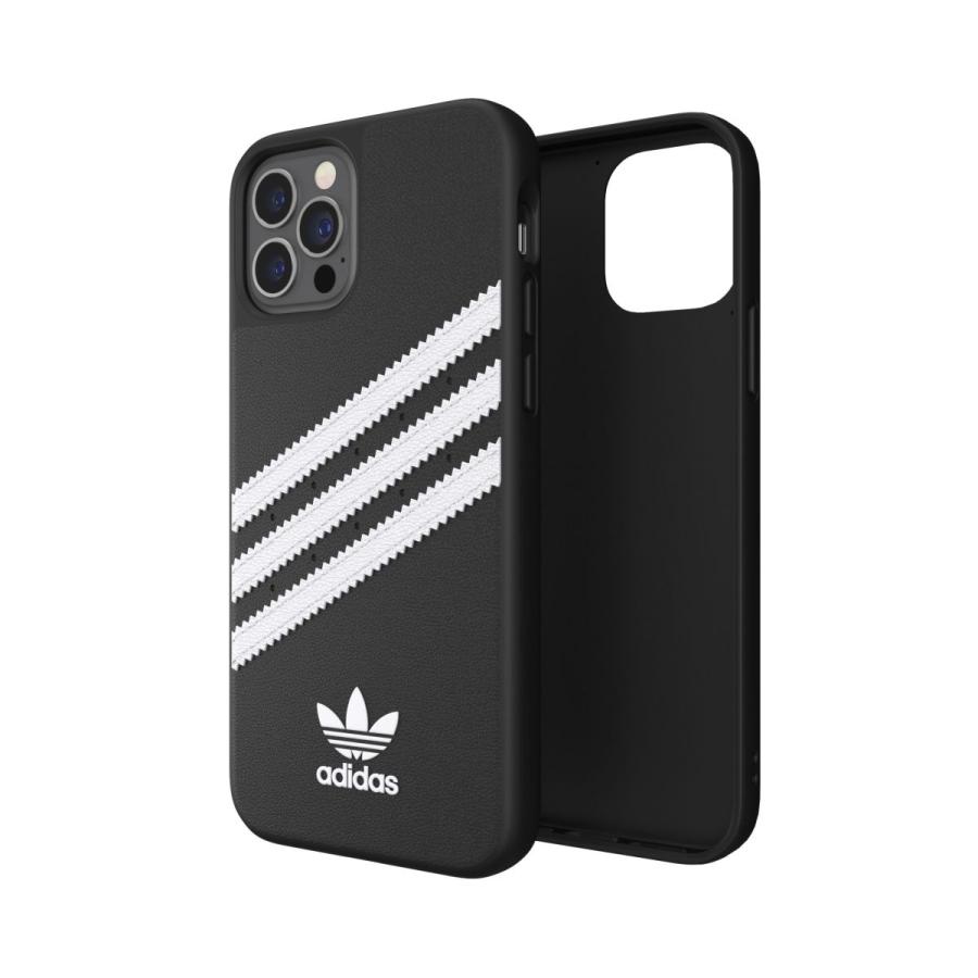 adidas アディダス iPhone12 / iPhone12pro ケース アイフォン カバー スマホケース 耐衝撃 TPU SAMBA サンバ ブラック 黒 おしゃれ スマホカバー ブランド | adidas Originals | 01