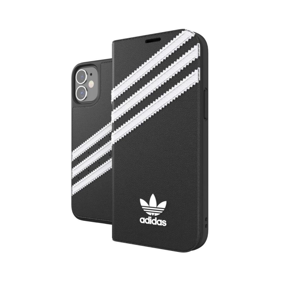 adidas アディダス iPhone 12 Mini 手帳型ケース アイフォン 手帳 ケース カバー スマホケース 耐衝撃 TPU SAMBA サンバ ブラック 黒 おしゃれ ブランド | adidas Originals | 06