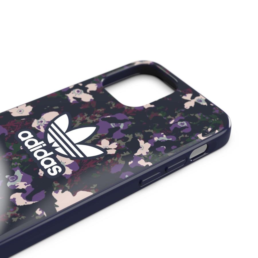 adidas アディダス iPhone12 / iPhone 12 pro ケース 6.1インチ スマホケース グラフィックプリントフローラル カレッジネイビーxアクティブパープル 送料無料 | adidas Originals | 04