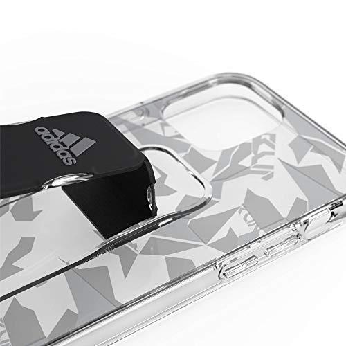adidas アディダス iPhone12 / iPhone12pro ケース アイフォン カバー スマホケース 6.1インチ アディダス クリアグリップケース スマホケース グレーxブラック | adidas Originals | 04