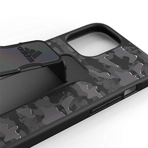 adidas アディダス iPhone 12 Pro Max ケース 6.7インチ スタンド機能 グリップバンド付き スポーツ仕様 耐衝撃 軽量 ランニング アウトドア カモ柄ブラック | adidas Originals | 04