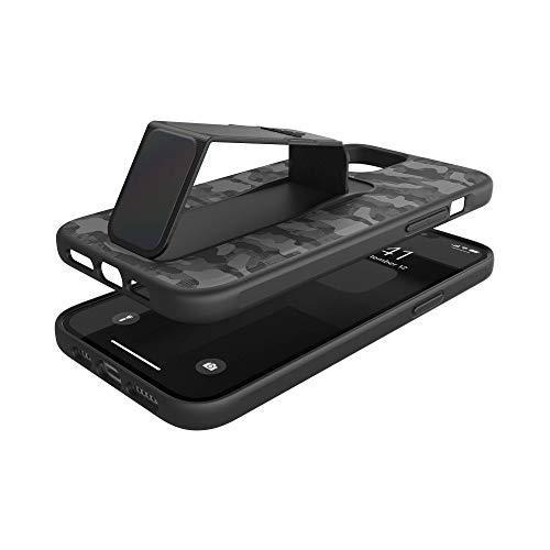 adidas アディダス iPhone 12 Pro Max ケース 6.7インチ スタンド機能 グリップバンド付き スポーツ仕様 耐衝撃 軽量 ランニング アウトドア カモ柄ブラック | adidas Originals | 05