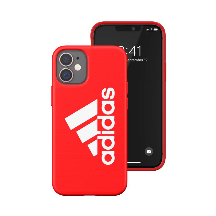 adidas アディダス iPhone 12 Mini ケース アイフォン カバー スマホケース アイコニック スポーツ ロゴ 耐衝撃 軽量 TPU スカーレット レッド 赤 ブランド | adidas | 03