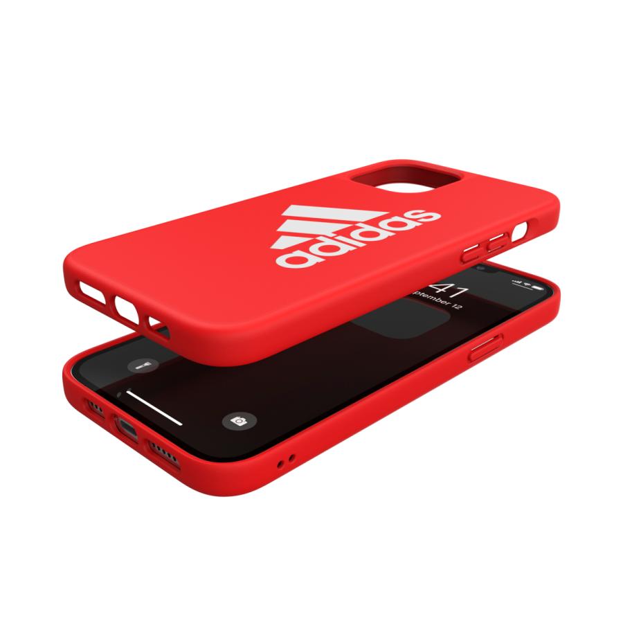 adidas アディダス iPhone 12 Pro Max ケース アイフォン カバー スマホケース アイコニック スポーツ ロゴ 耐衝撃 軽量 TPU スカーレット レッド 赤 ブランド | adidas | 02
