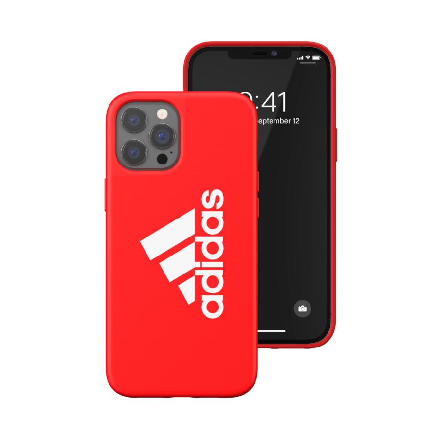 adidas アディダス iPhone 12 Pro Max ケース アイフォン カバー スマホケース アイコニック スポーツ ロゴ 耐衝撃 軽量 TPU スカーレット レッド 赤 ブランド | adidas | 03