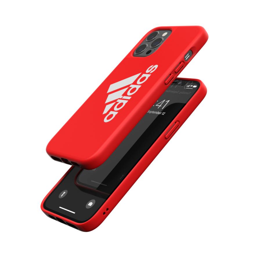 adidas アディダス iPhone 12 Pro Max ケース アイフォン カバー スマホケース アイコニック スポーツ ロゴ 耐衝撃 軽量 TPU スカーレット レッド 赤 ブランド | adidas | 05