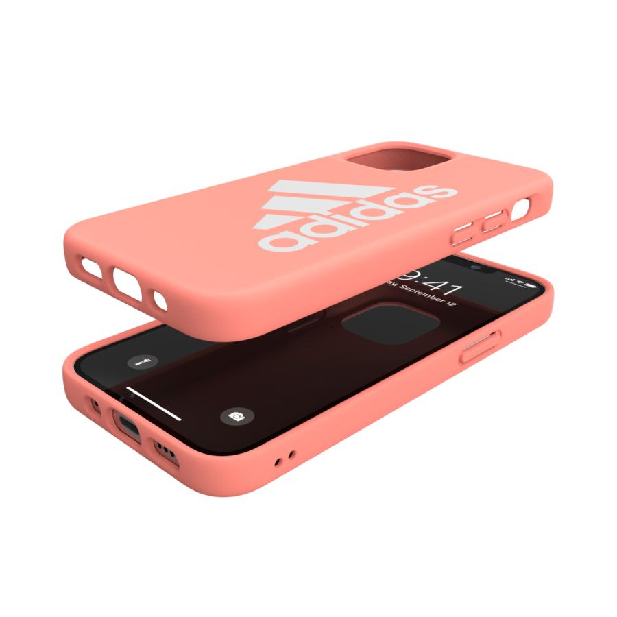 adidas アディダス iPhone 12 Mini ケース アイフォン カバー スマホケース アイコニック スポーツ ロゴ 耐衝撃 軽量 TPU グローリーピンク おしゃれ ブランド | adidas | 02