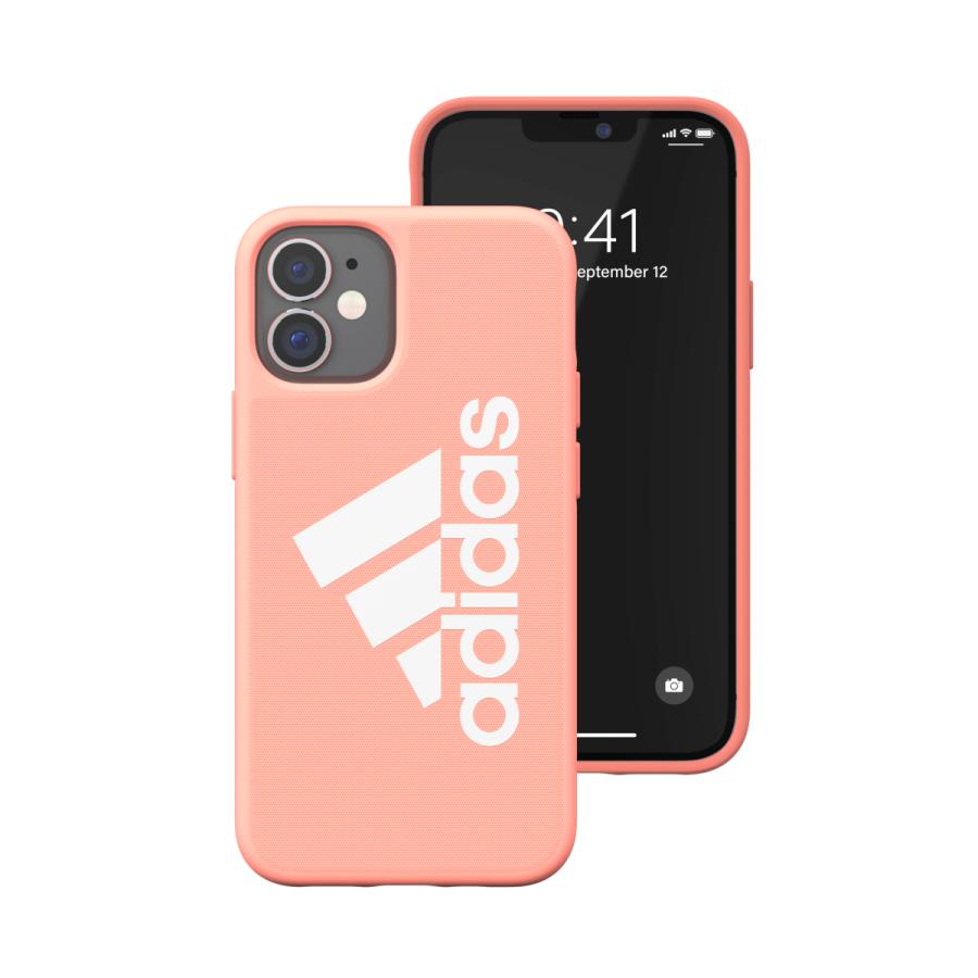 adidas アディダス iPhone 12 Mini ケース アイフォン カバー スマホケース アイコニック スポーツ ロゴ 耐衝撃 軽量 TPU グローリーピンク おしゃれ ブランド | adidas | 03