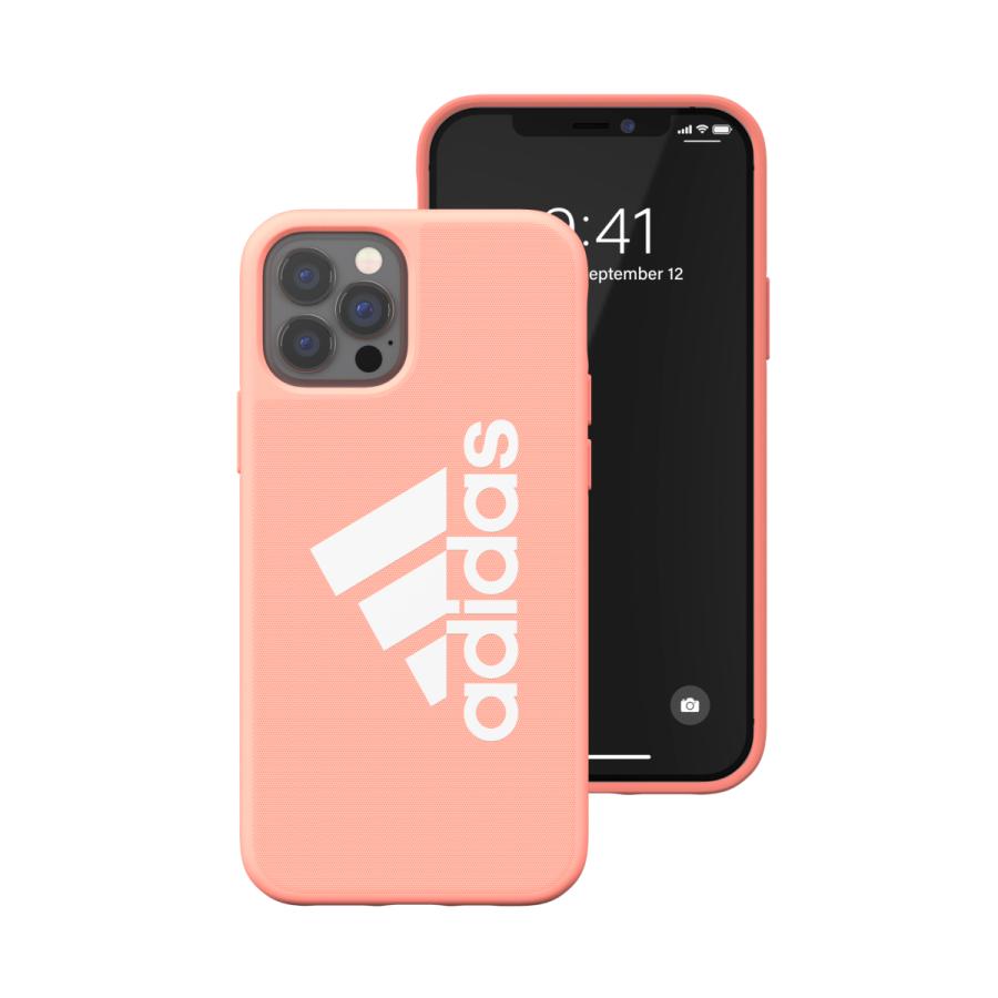 adidas アディダス iPhone12 / iPhone12pro ケース アイフォン カバー スマホケース アイコニック スポーツ ロゴ 耐衝撃 軽量 TPU グローリーピンク ブランド | adidas | 03