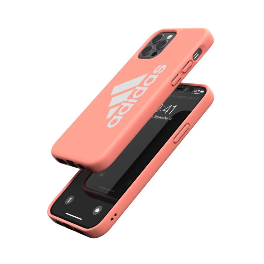 adidas アディダス iPhone12 / iPhone12pro ケース アイフォン カバー スマホケース アイコニック スポーツ ロゴ 耐衝撃 軽量 TPU グローリーピンク ブランド | adidas | 05