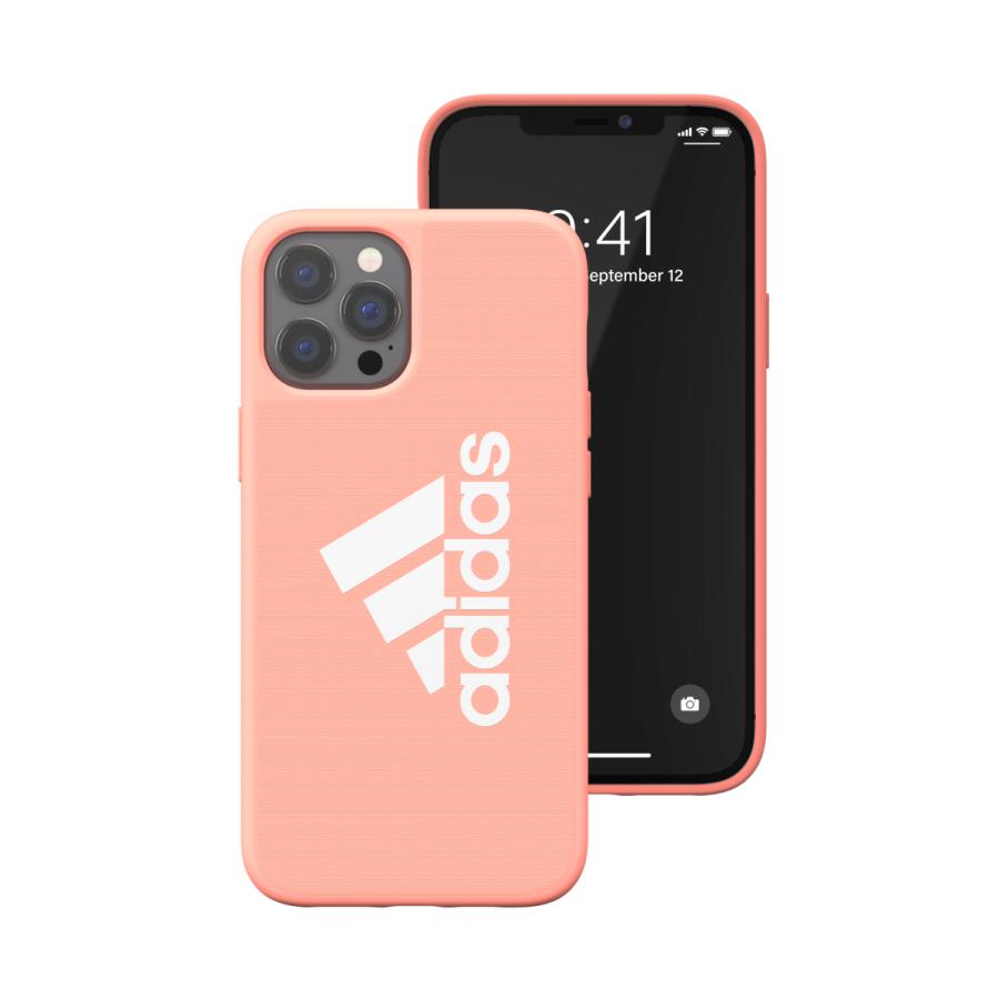 adidas アディダス iPhone 12 Pro Max ケース アイフォン カバー スマホケース アイコニック スポーツ ロゴ 耐衝撃 軽量 TPU グローリーピンク ブランド | adidas | 03