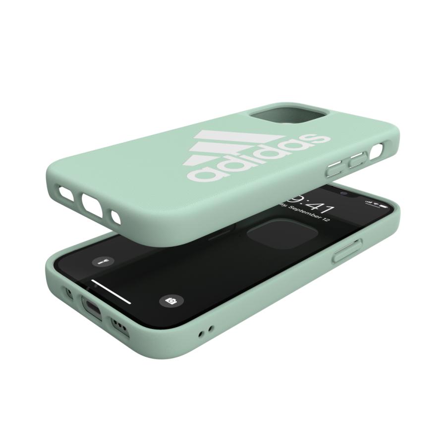 adidas アディダス iPhone 12 Mini ケース アイフォン カバー スマホケース アイコニック スポーツ ロゴ 耐衝撃 軽量 TPU グリーンティント おしゃれ ブランド | adidas | 02