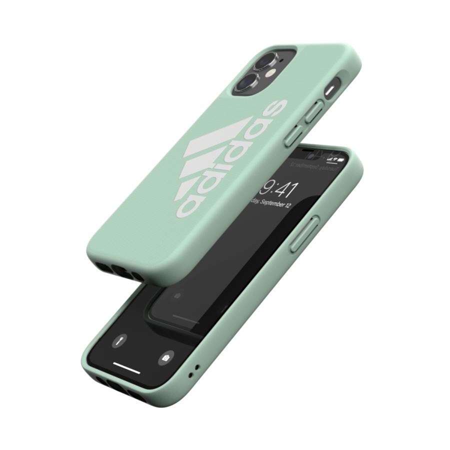 adidas アディダス iPhone 12 Mini ケース アイフォン カバー スマホケース アイコニック スポーツ ロゴ 耐衝撃 軽量 TPU グリーンティント おしゃれ ブランド | adidas | 05