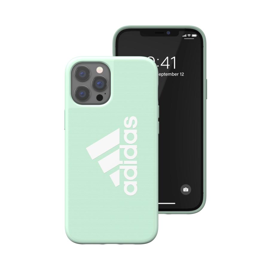 adidas アディダス iPhone 12 Pro Max ケース アイフォン カバー スマホケース アイコニック スポーツ ロゴ 耐衝撃 軽量 TPU グリーンティント ブランド | adidas | 03