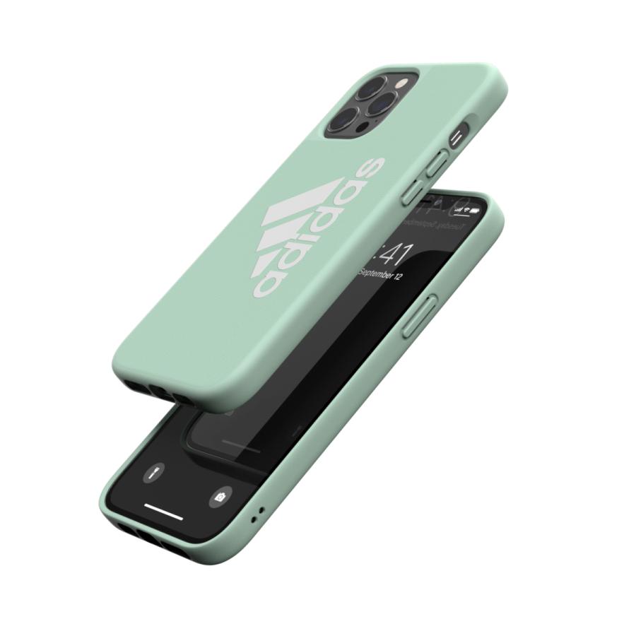 adidas アディダス iPhone 12 Pro Max ケース アイフォン カバー スマホケース アイコニック スポーツ ロゴ 耐衝撃 軽量 TPU グリーンティント ブランド | adidas | 05