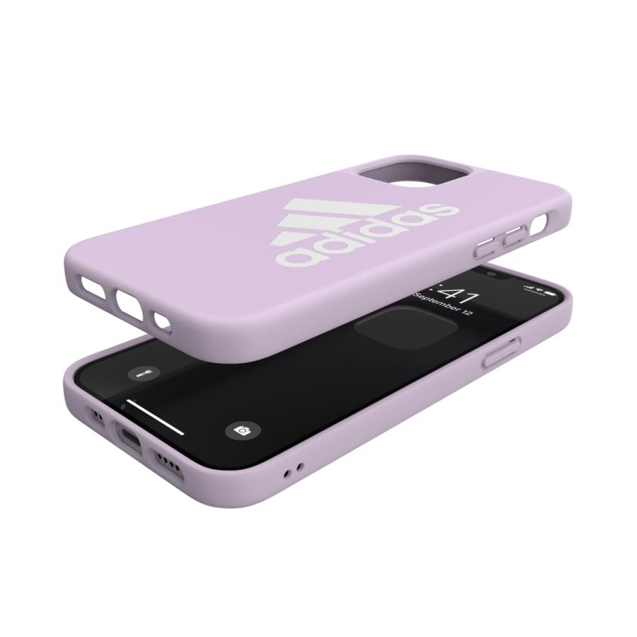 adidas アディダス iPhone12 / iPhone12pro ケース アイフォン カバー スマホケース アイコニック スポーツ ロゴ 耐衝撃 軽量 TPU パープルティント ブランド | adidas | 02